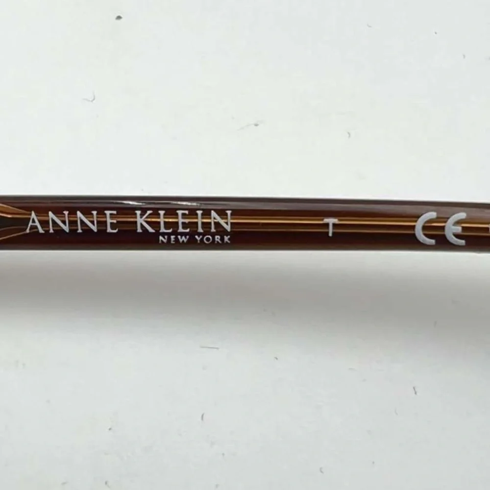 Anne Klein Brown Tan Aviator Sunglasses Frames AK4124 - Picture 5 of 6